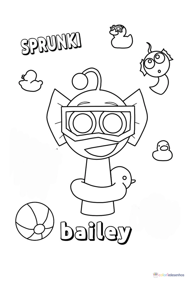 Sprunki para colorir