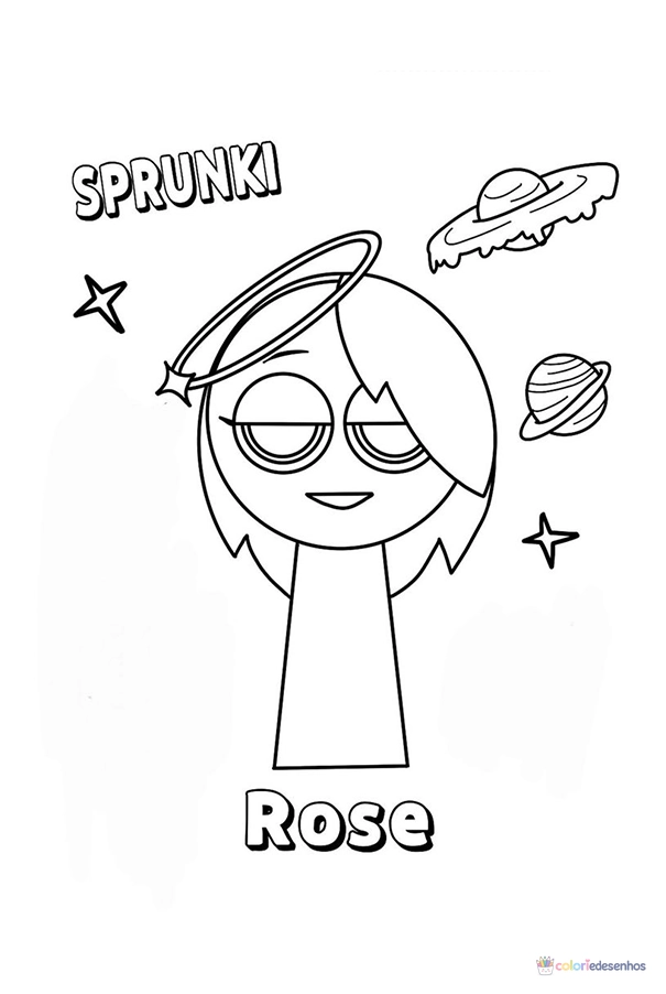 Sprunki para colorir
