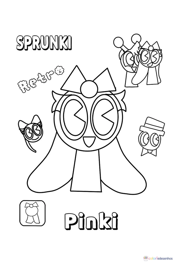 Sprunki para colorir