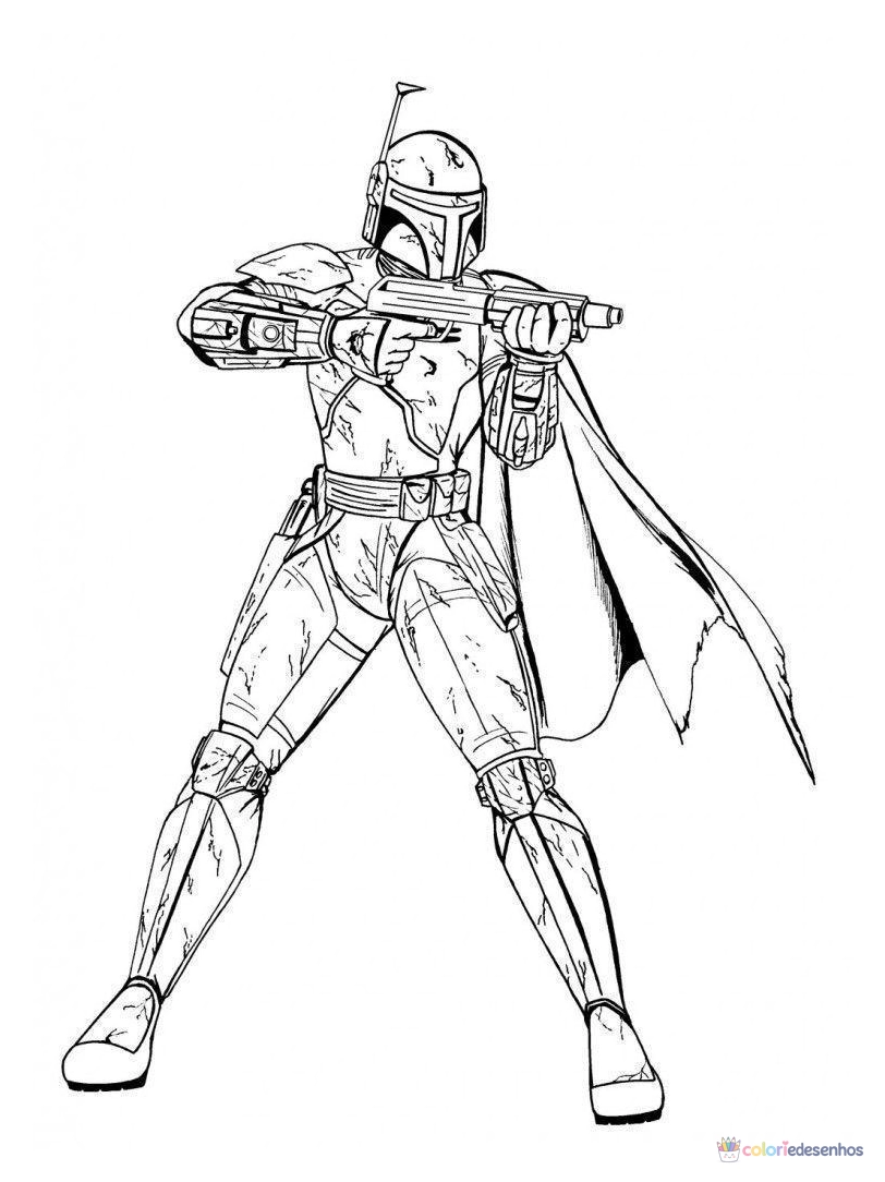 Star Wars para colorir