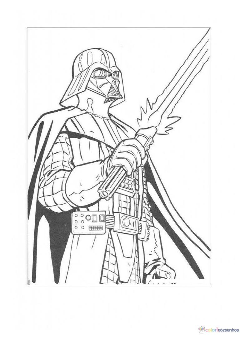 Star Wars para colorir