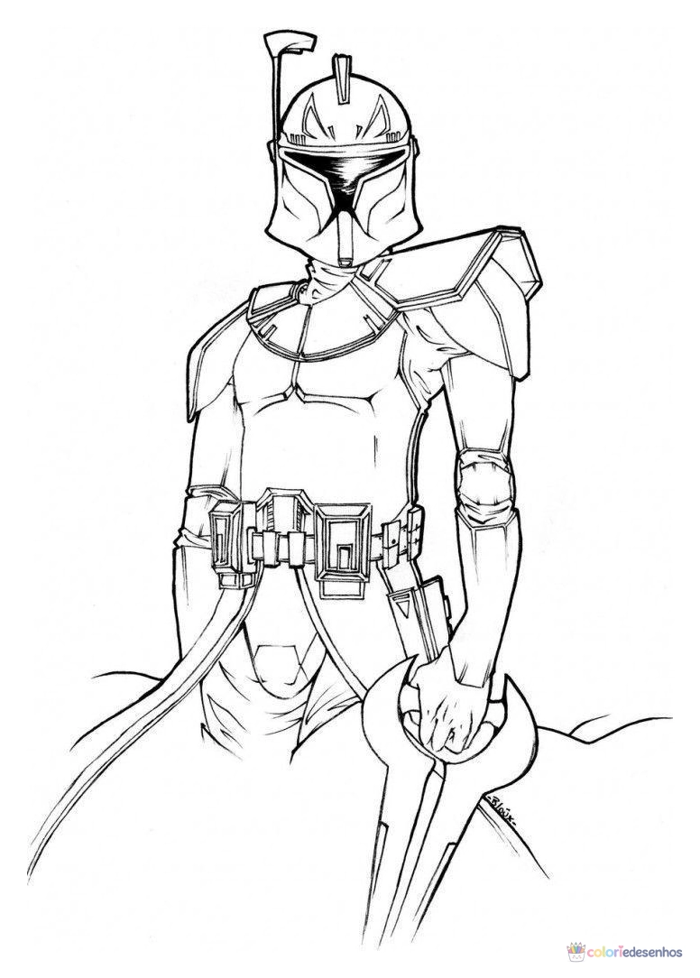Star Wars para colorir