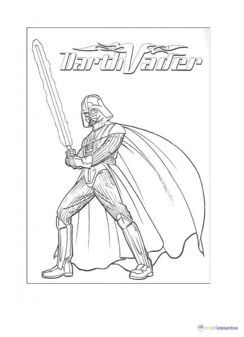 Star Wars para colorir