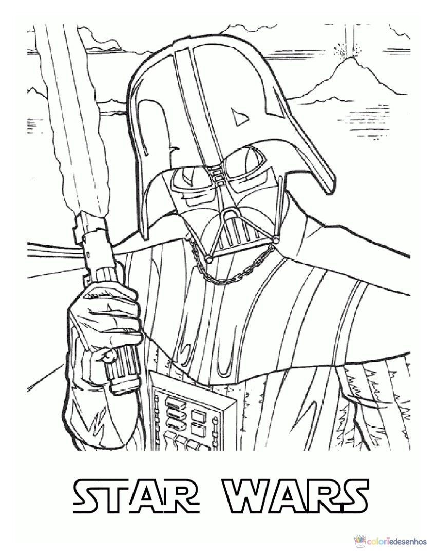 Star Wars para colorir