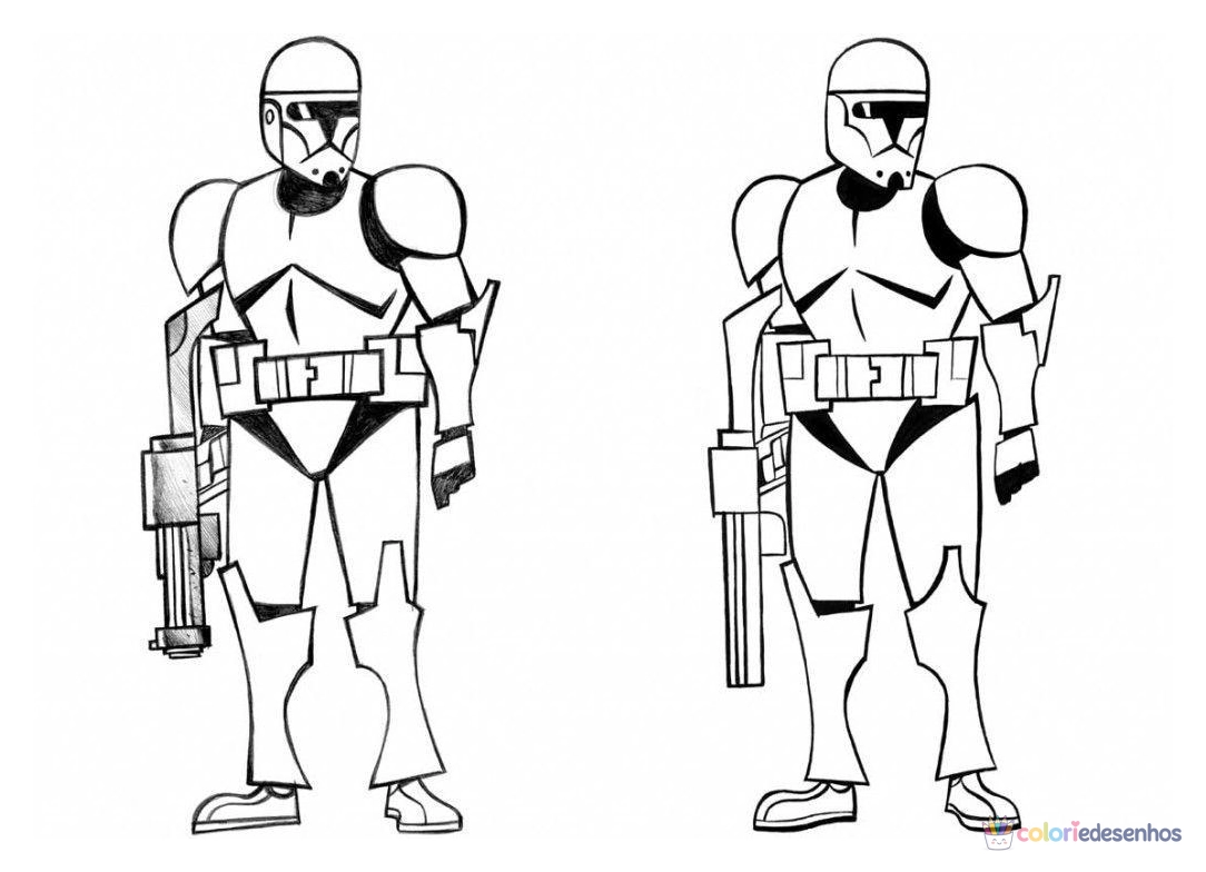 Star Wars para colorir