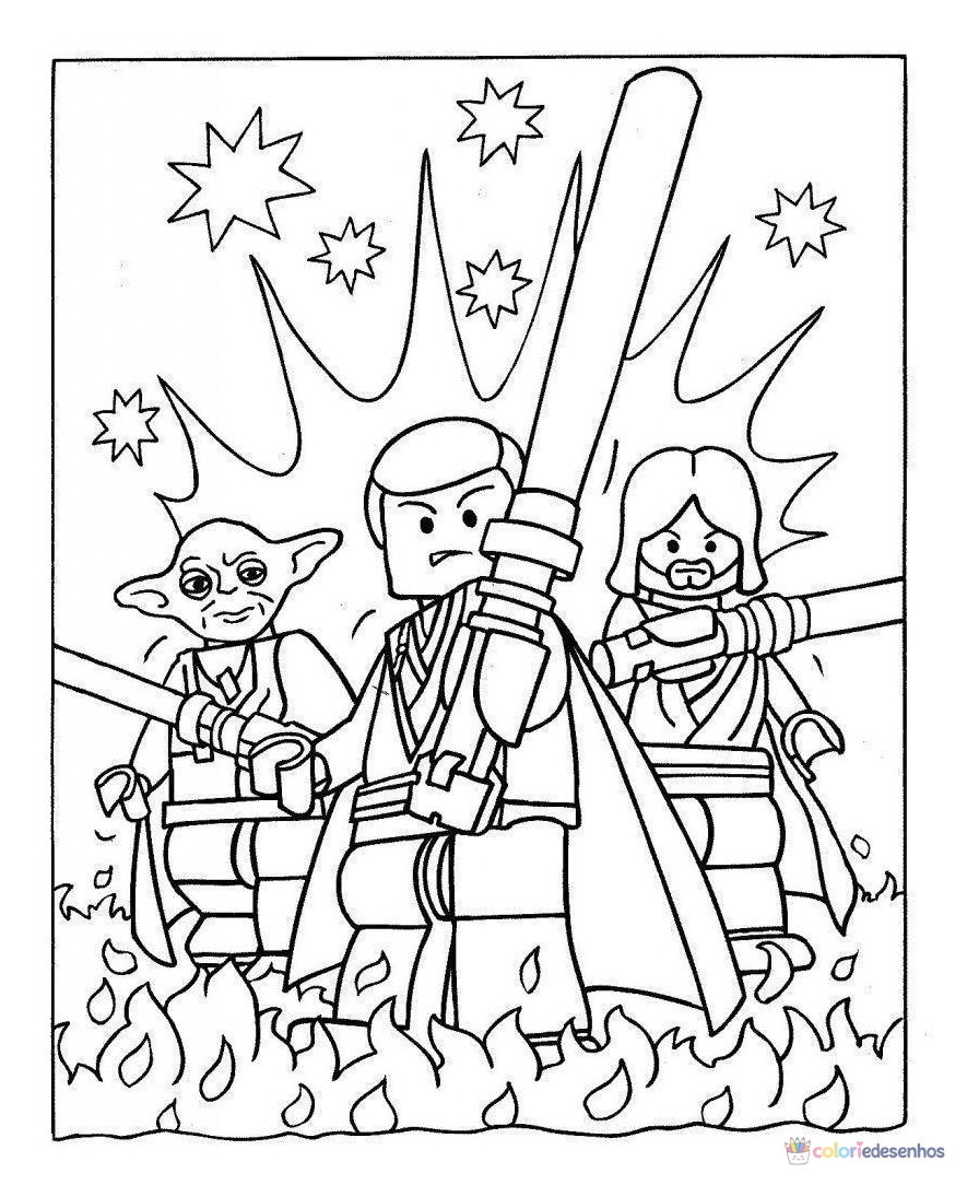 Star Wars para colorir