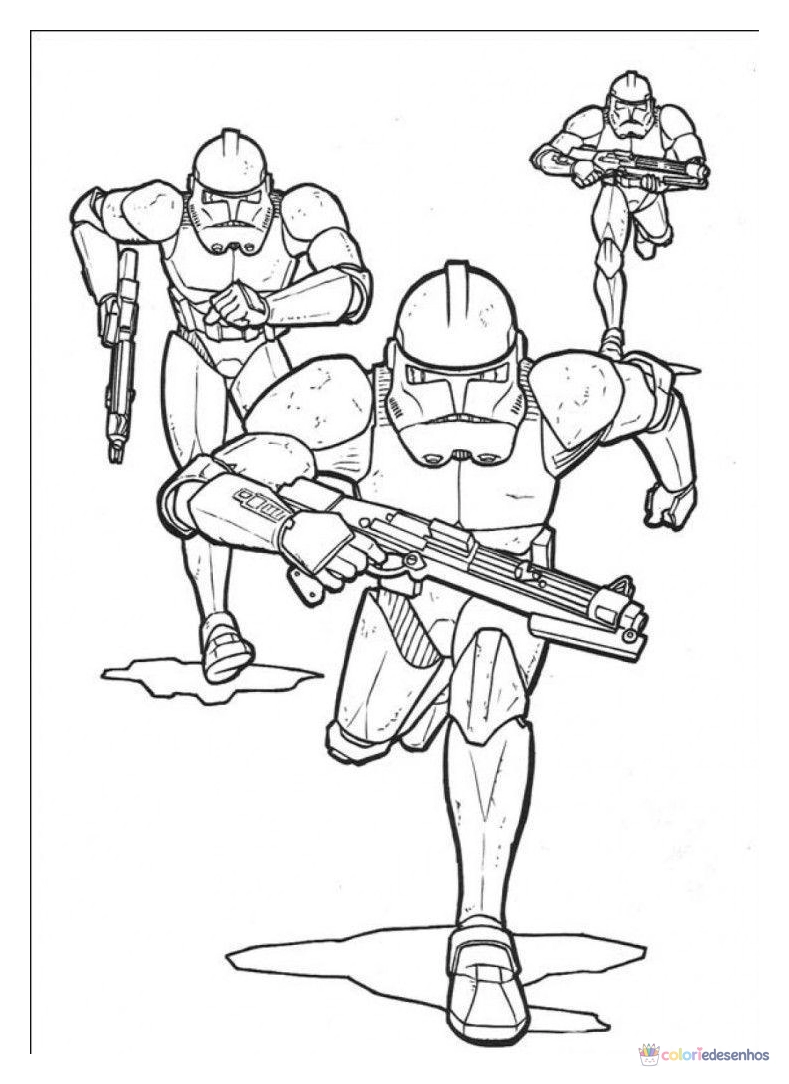 Star Wars para colorir