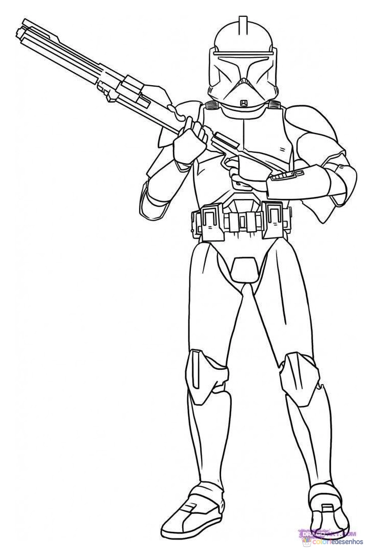 Star Wars para colorir
