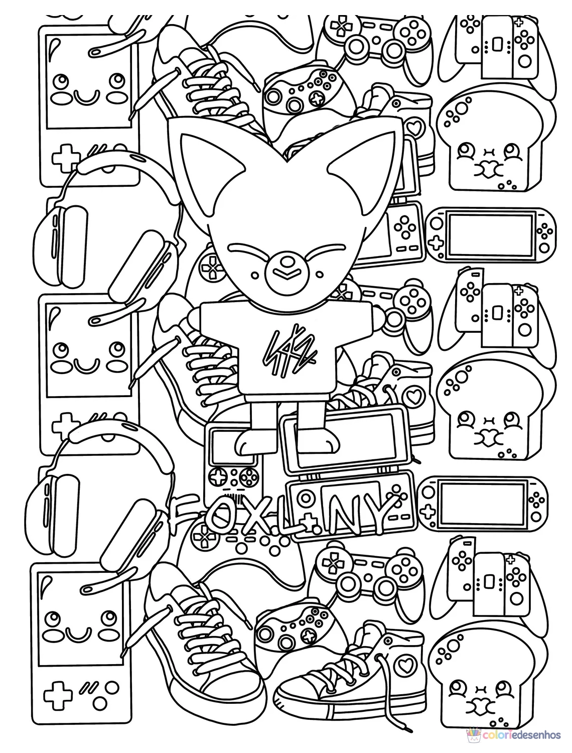 Stray Kids para colorir