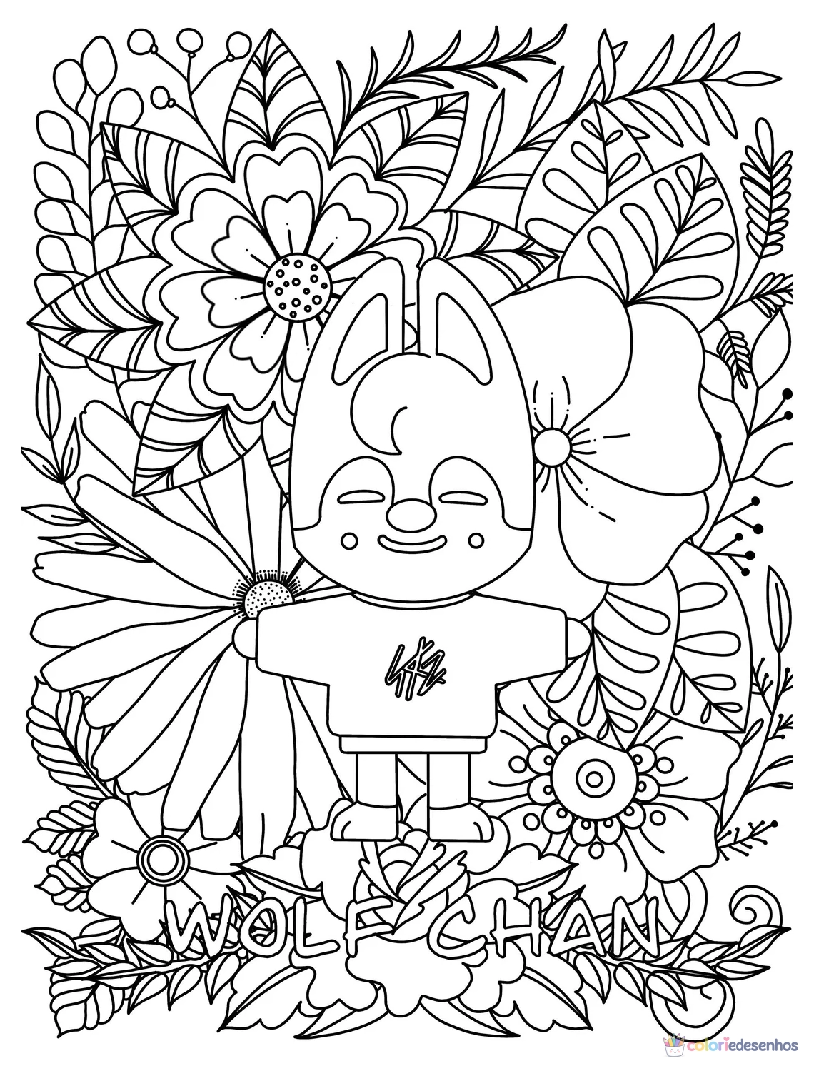 Stray Kids para colorir