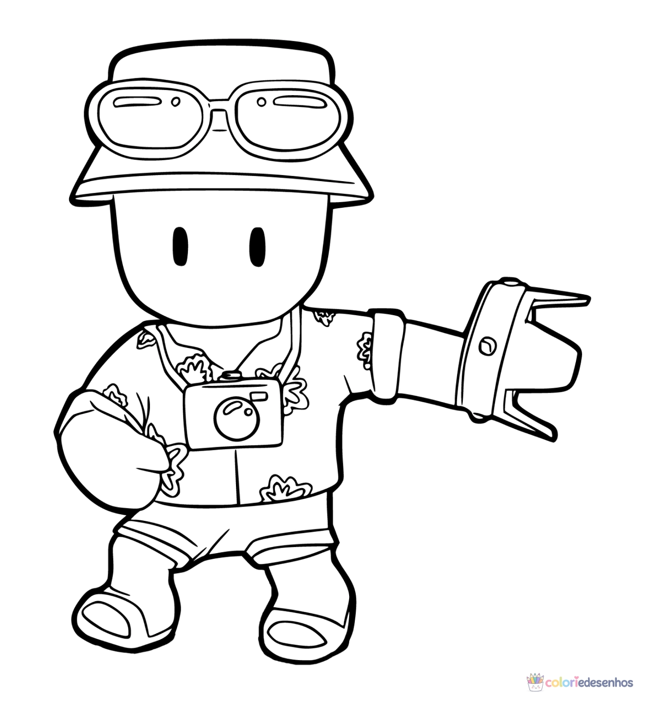 Stumble Guys para colorir