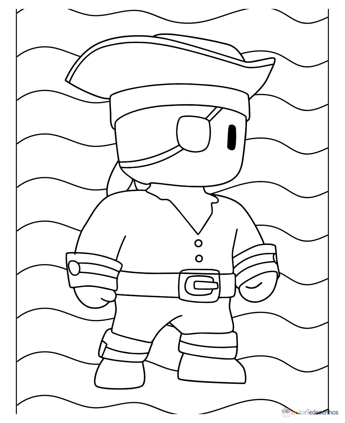 Stumble Guys para colorir