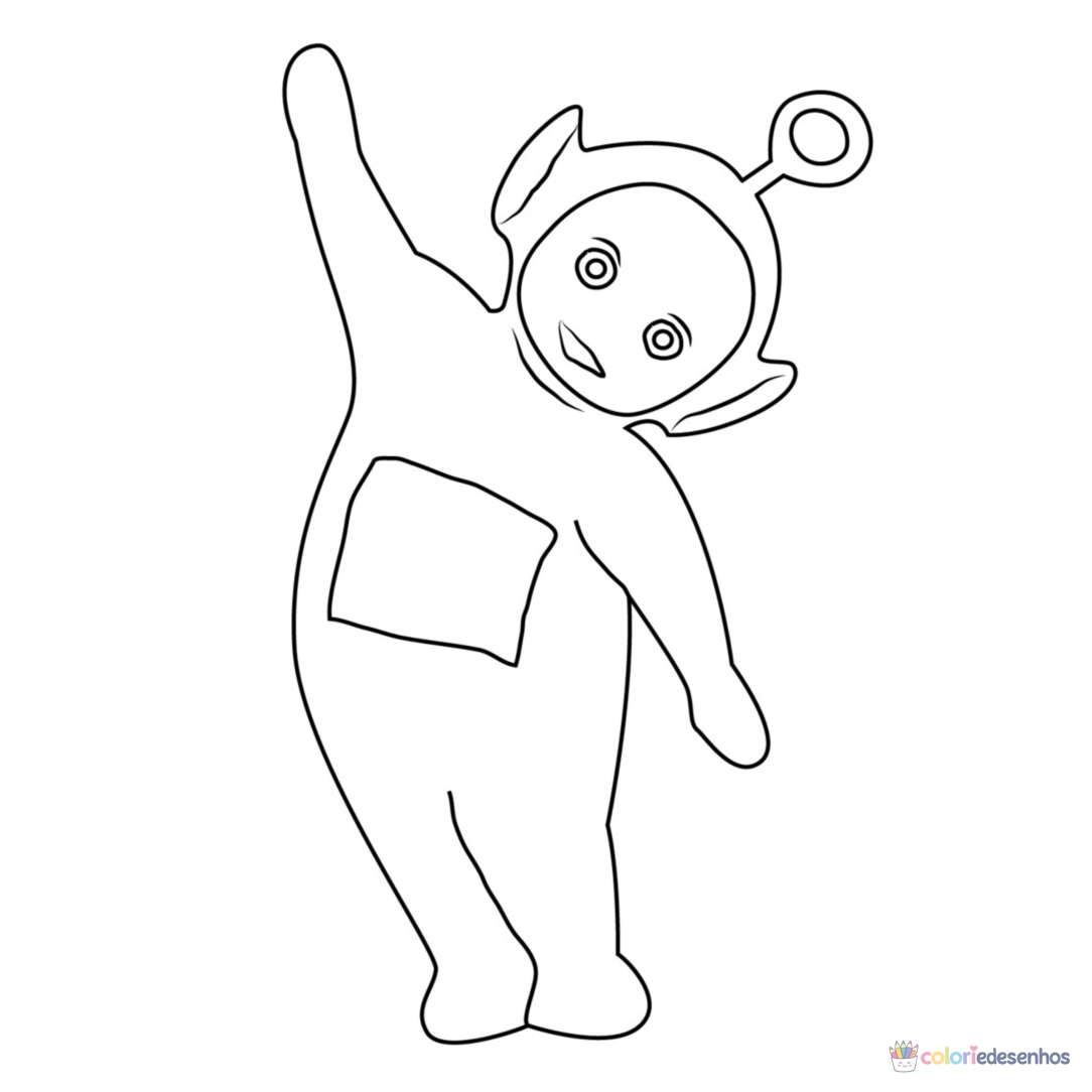 Teletubbies para colorir