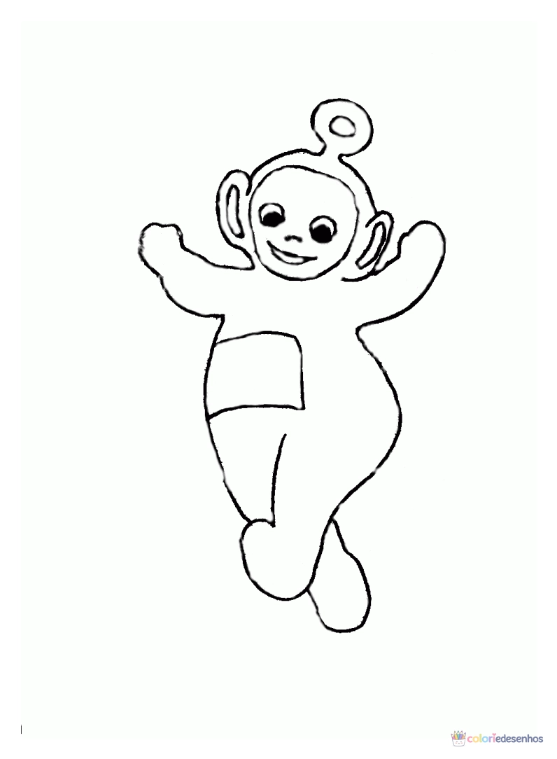 Desenhos de Teletubbies para colorir