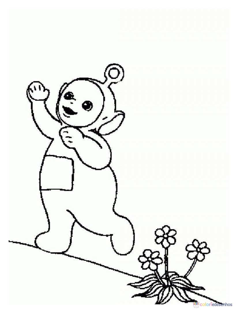 Teletubbies para colorir