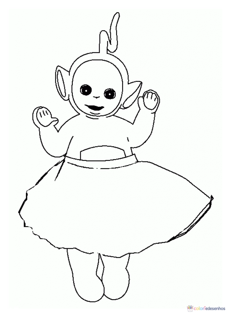 Teletubbies para colorir