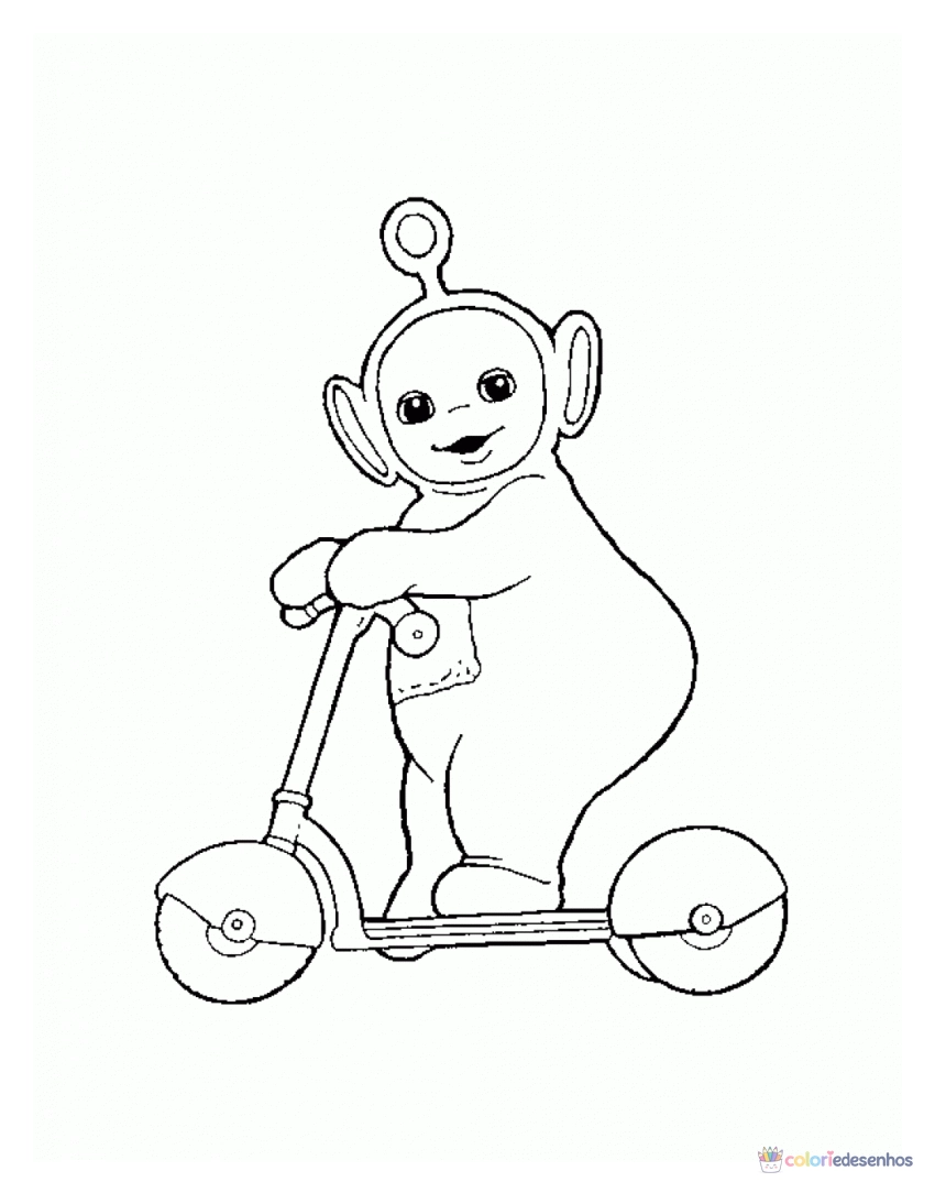 Teletubbies para colorir