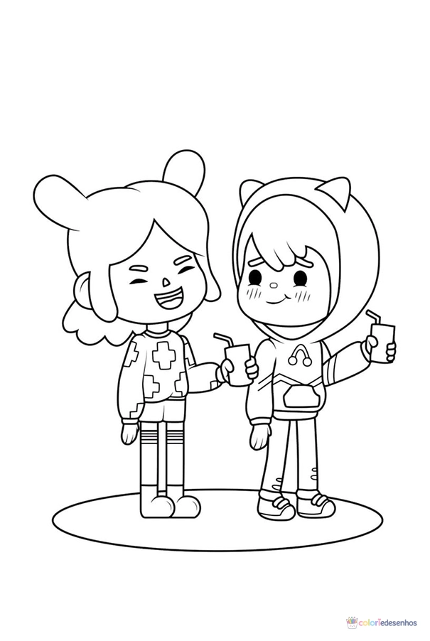 Toca Boca World para colorir