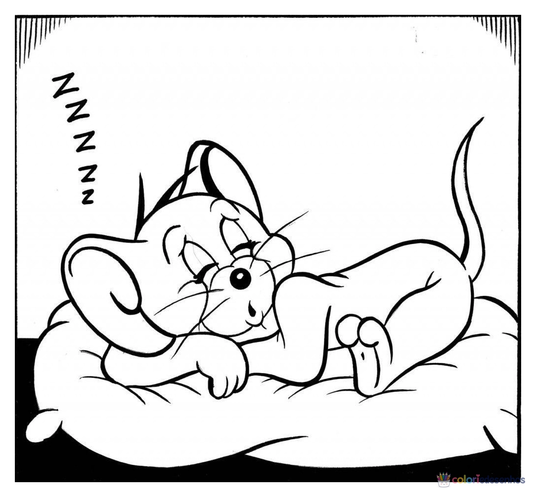 Tom e Jerry para colorir