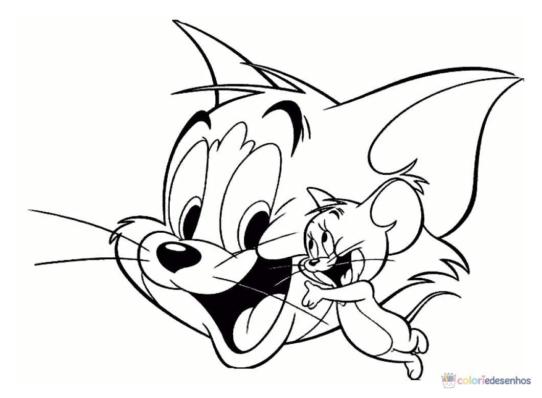 Tom e Jerry para colorir