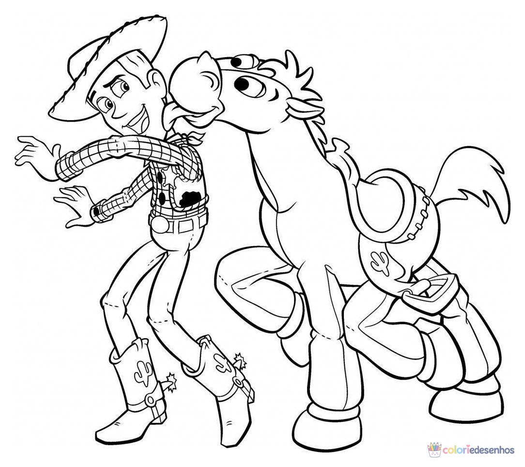 Toy Story para colorir