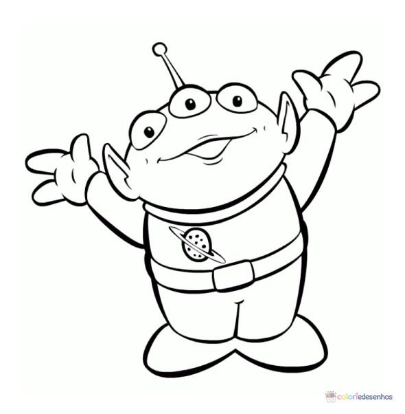 Toy Story para colorir