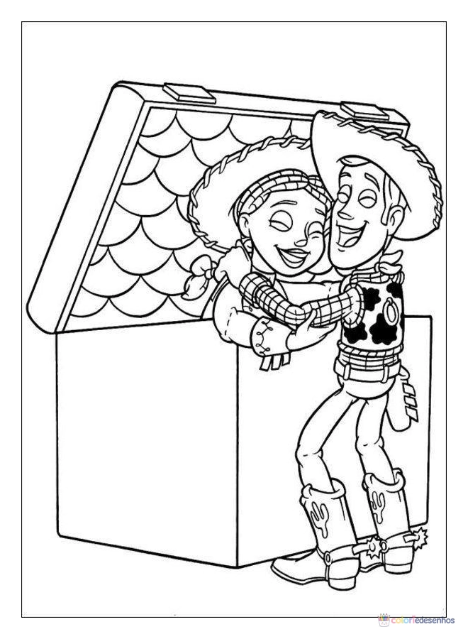 Toy Story para colorir