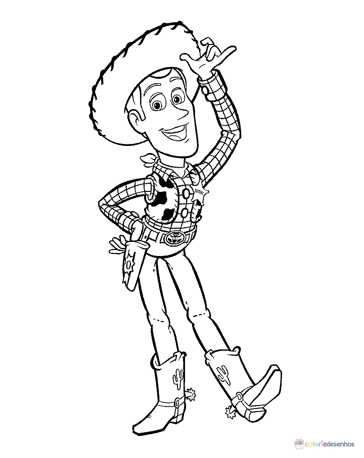 Toy Story para colorir