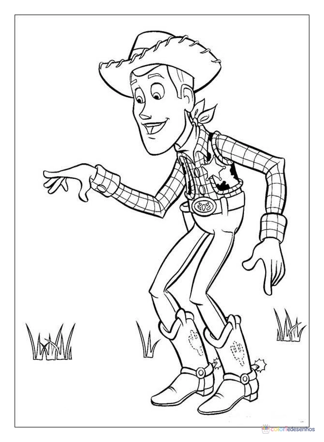 Toy Story para colorir