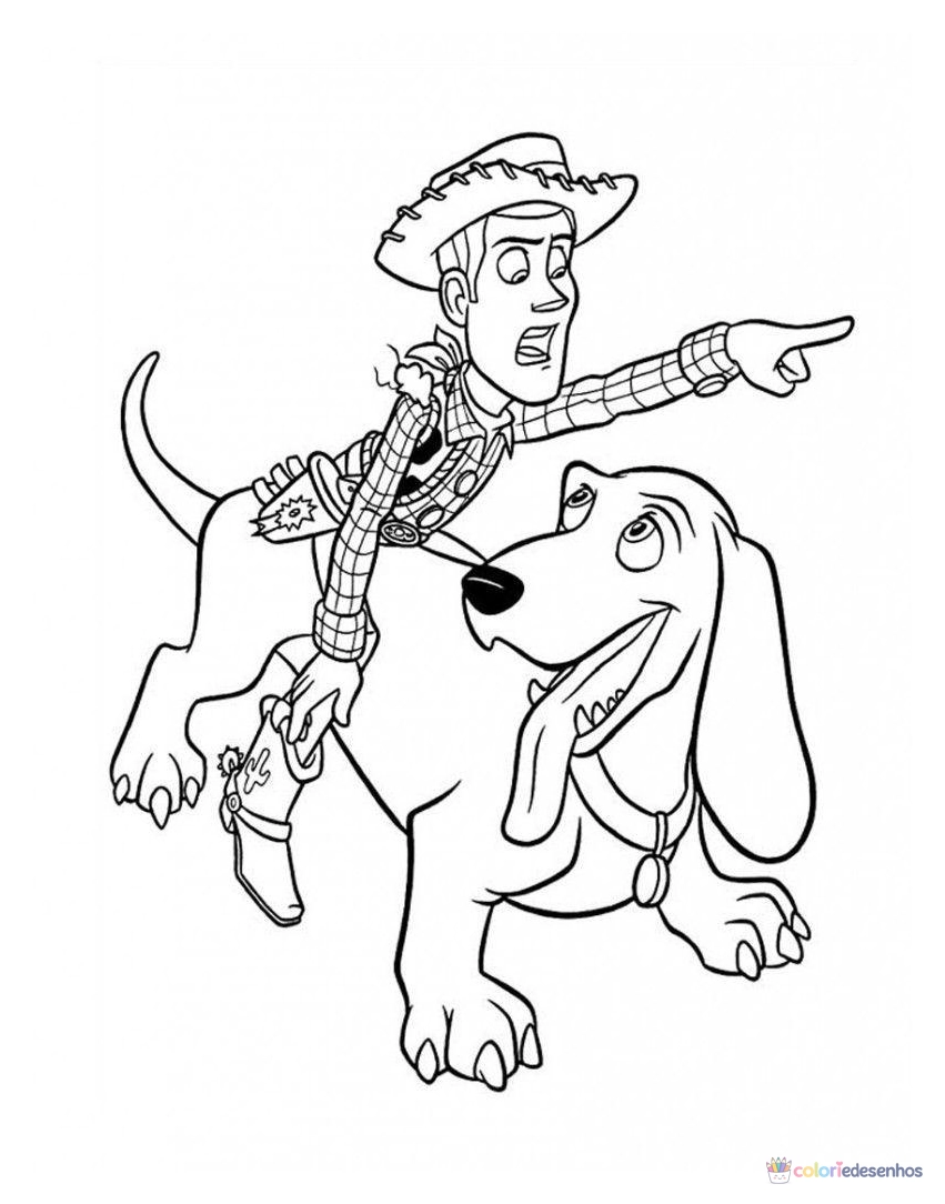 Toy Story para colorir