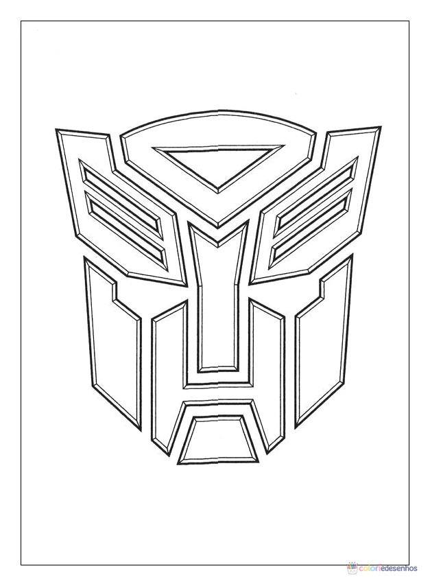 Transformers para colorir