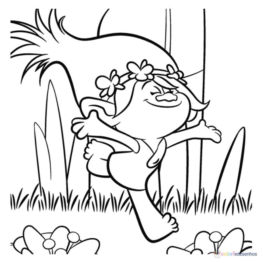 Trolls para colorir