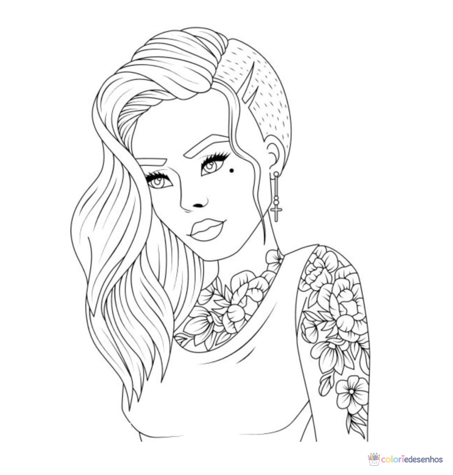 Desenhos de Tumblr para colorir