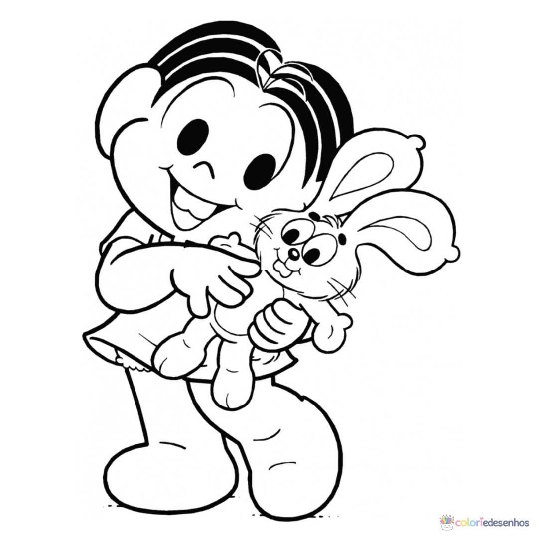 Turma da Mônica para colorir