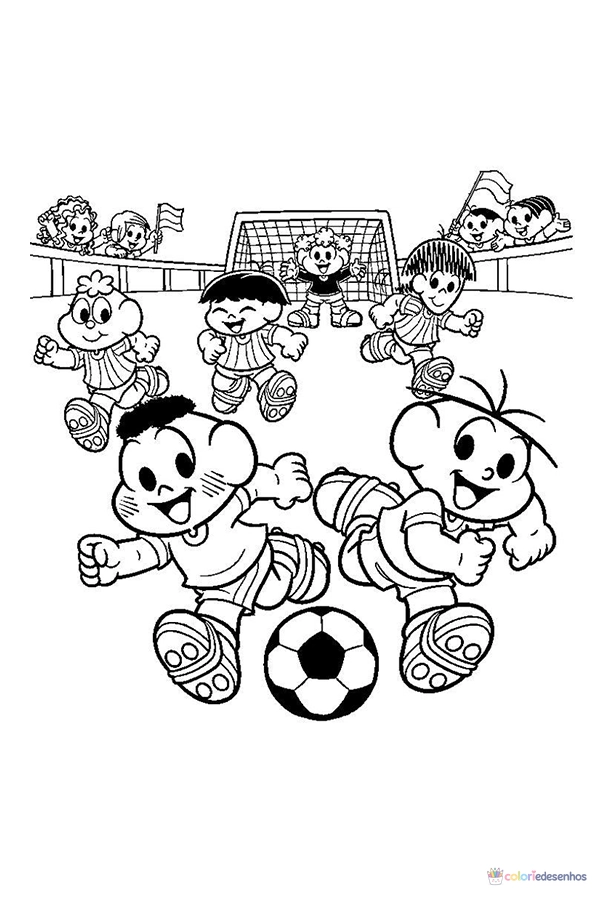 Turma da Mônica para colorir