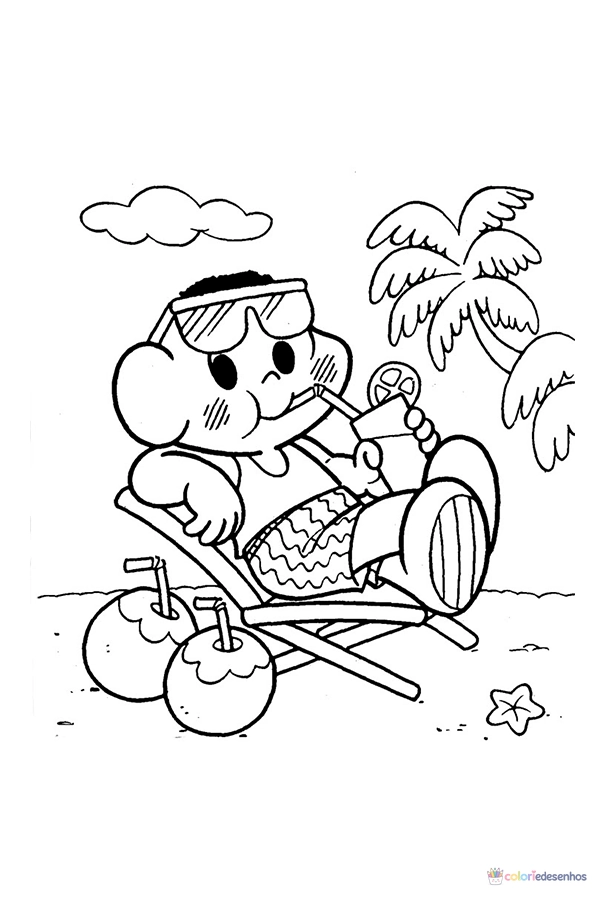 Turma da Mônica para colorir