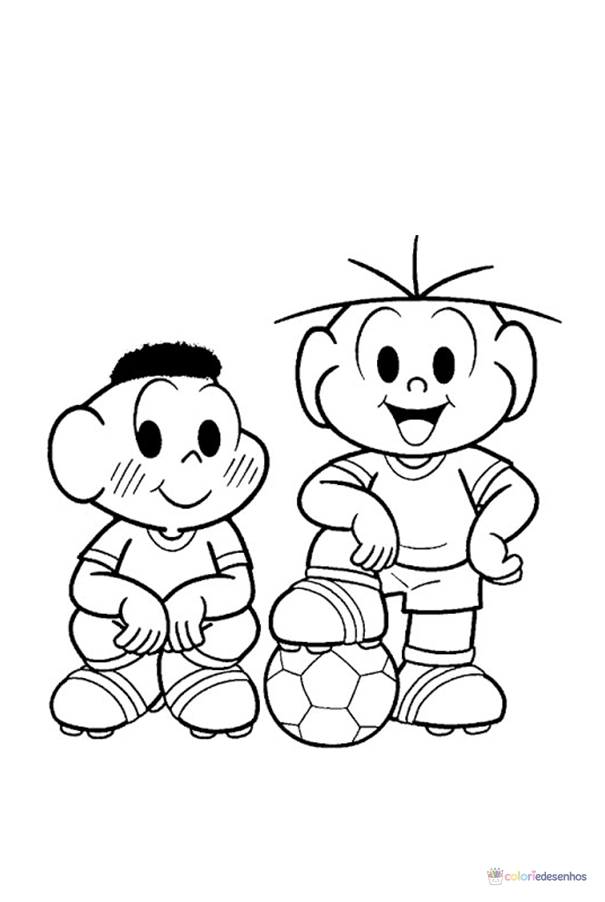 Turma da Mônica para colorir