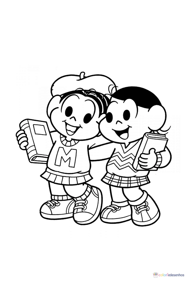 Turma da Mônica para colorir