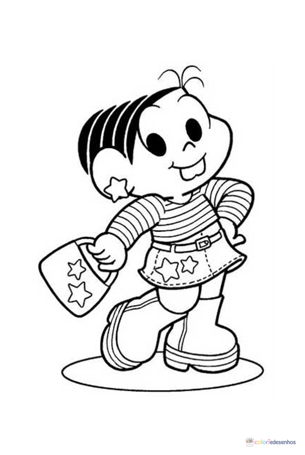 Turma da Mônica para colorir