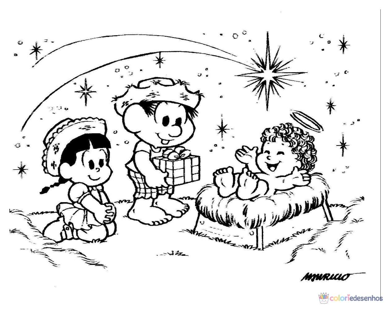 Desenhos de Turma da Mônica para colorir