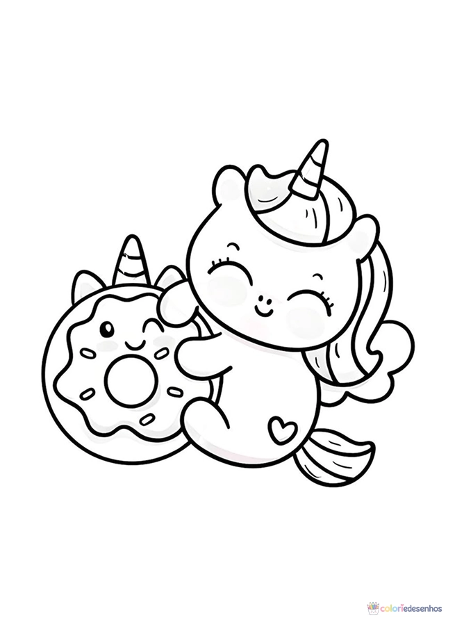 Unicórnio para colorir