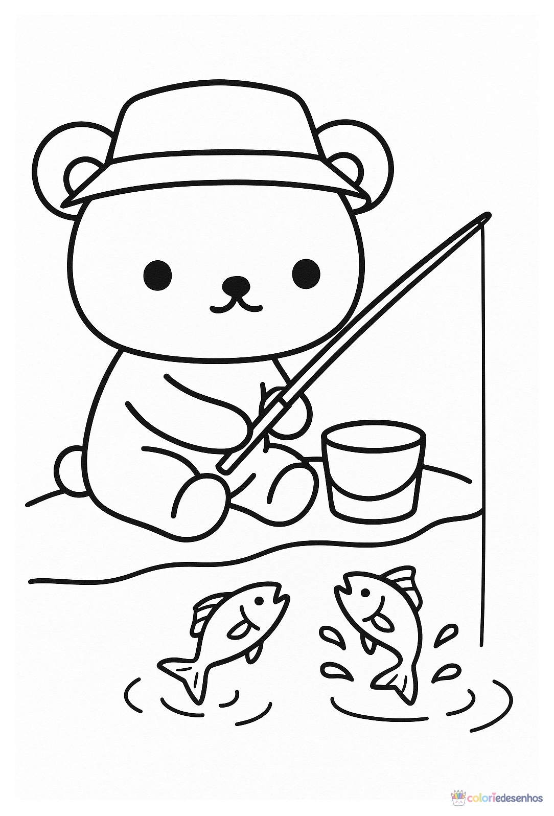 Ursinhos para colorir