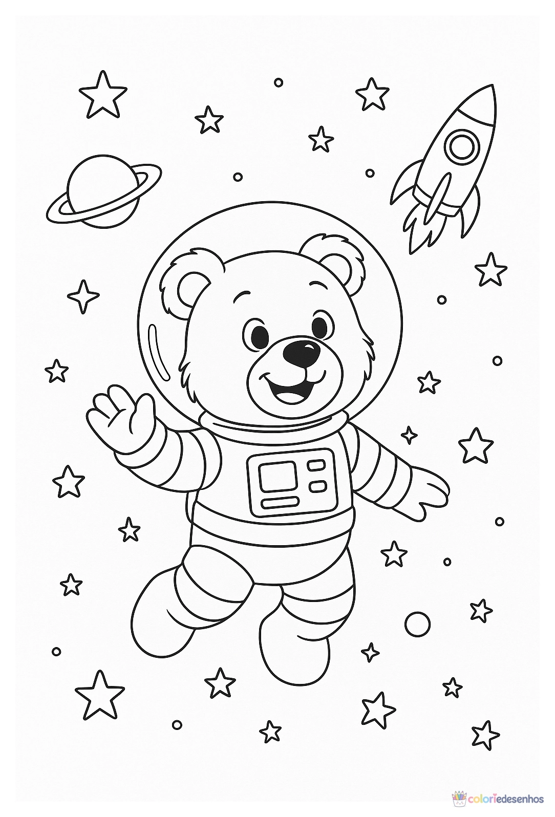 Ursinhos para colorir