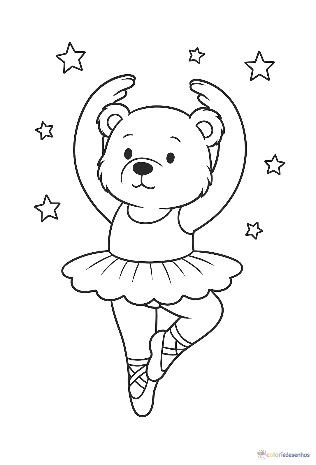 Ursinhos para colorir