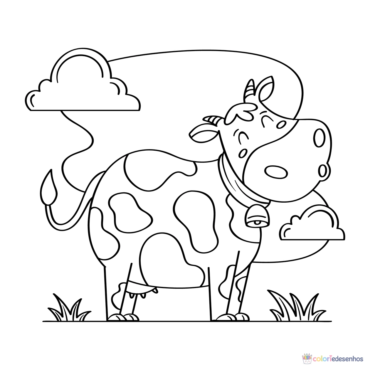 Fazenda para colorir