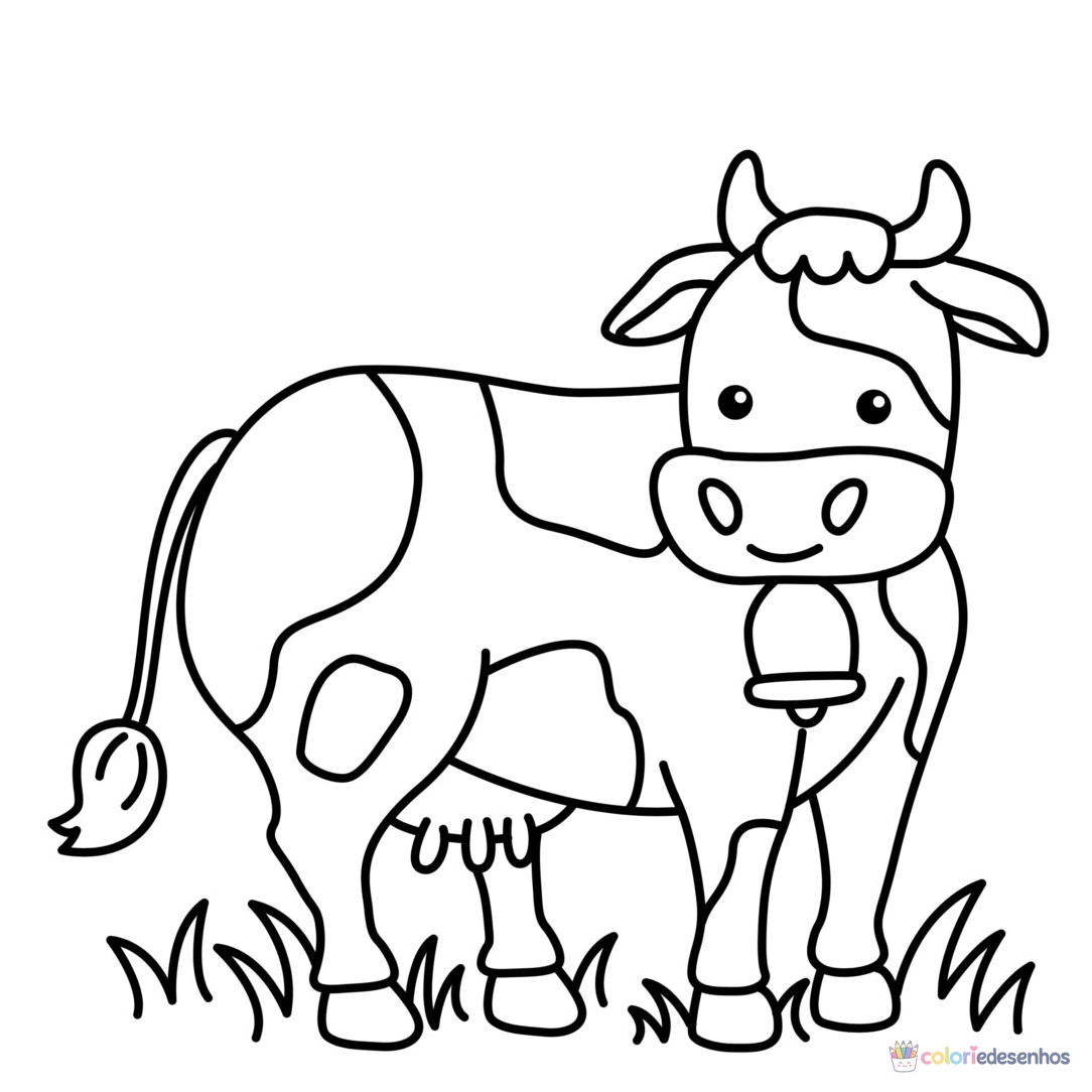 Vacas para colorir
