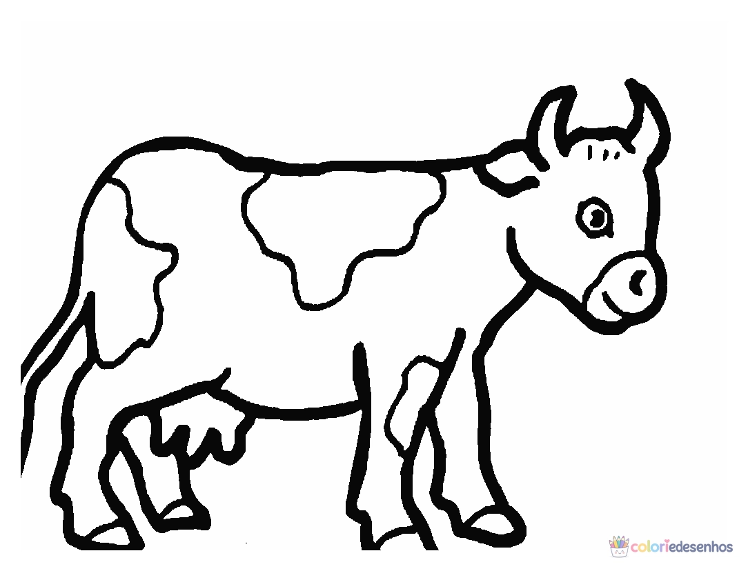 Vacas para colorir