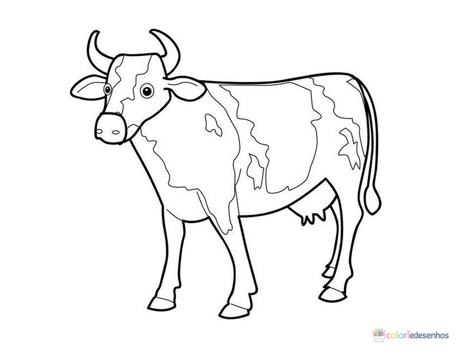 Vacas para colorir