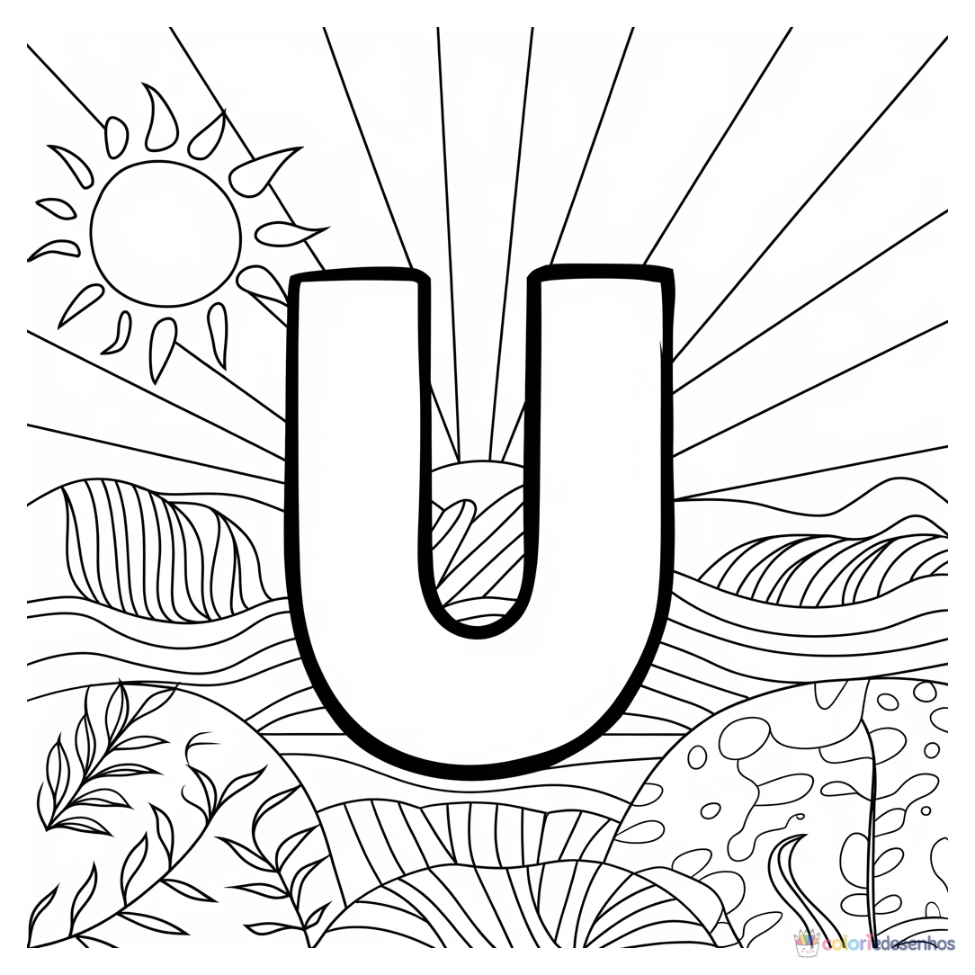 Vogais para colorir