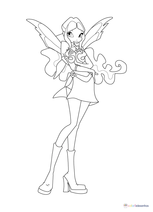Winx Club para colorir